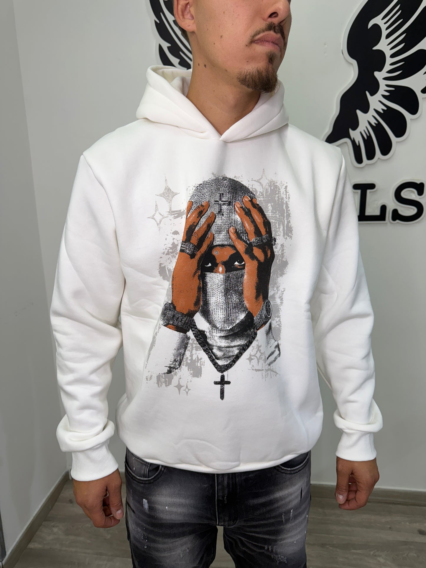 Felpa rock white