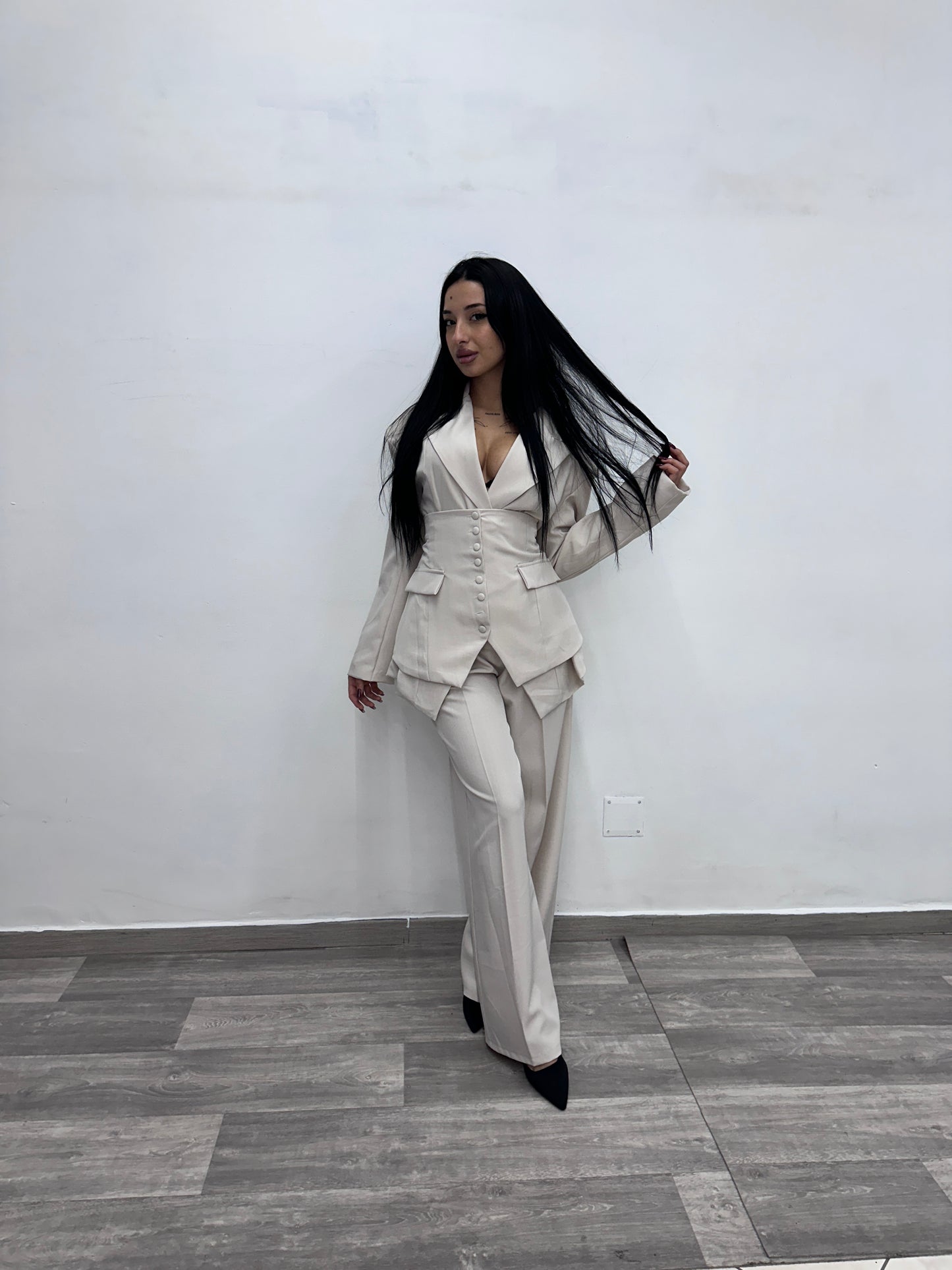 Tailleur Deluxe beige