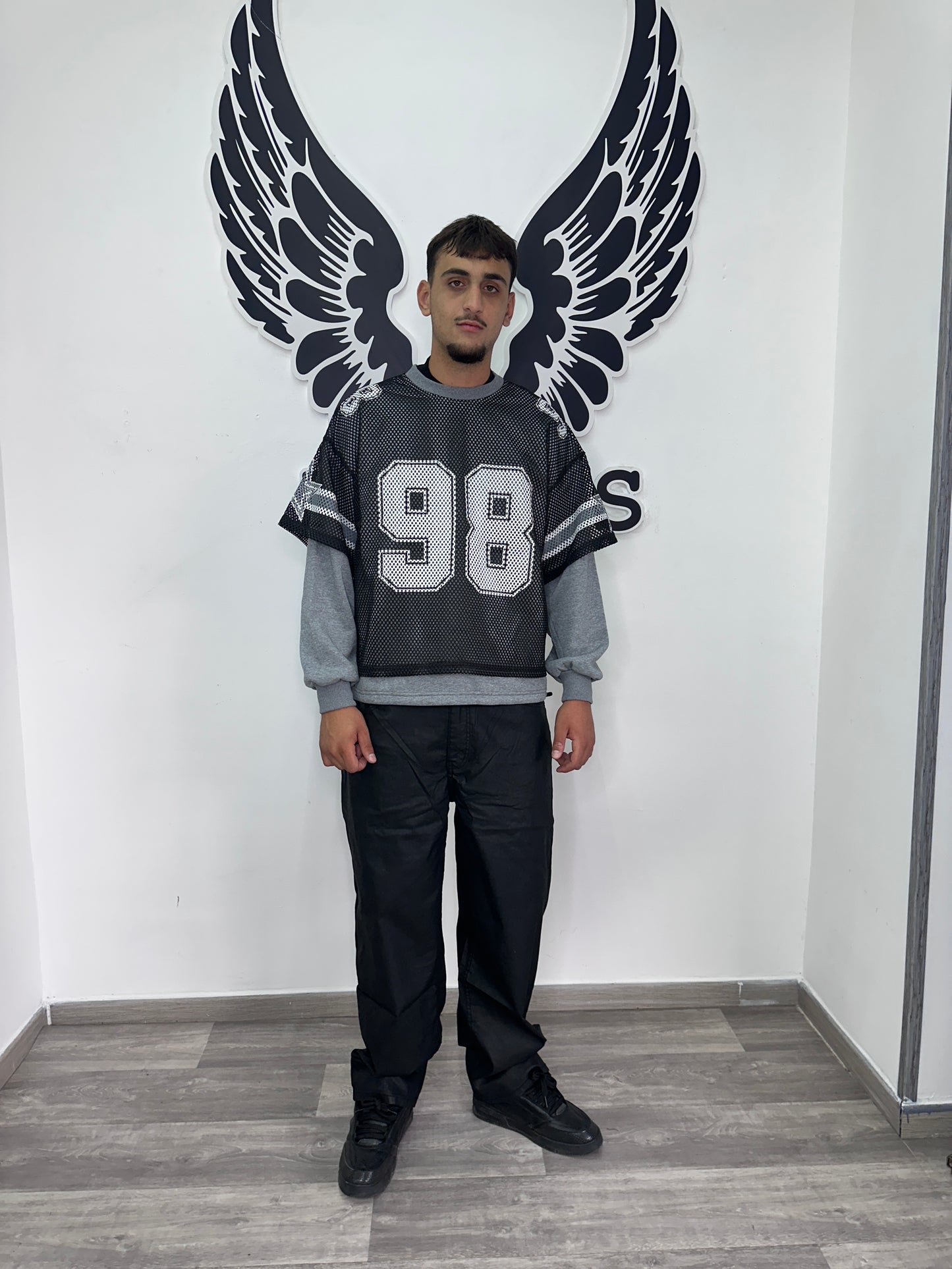 Baggy ecopelle black