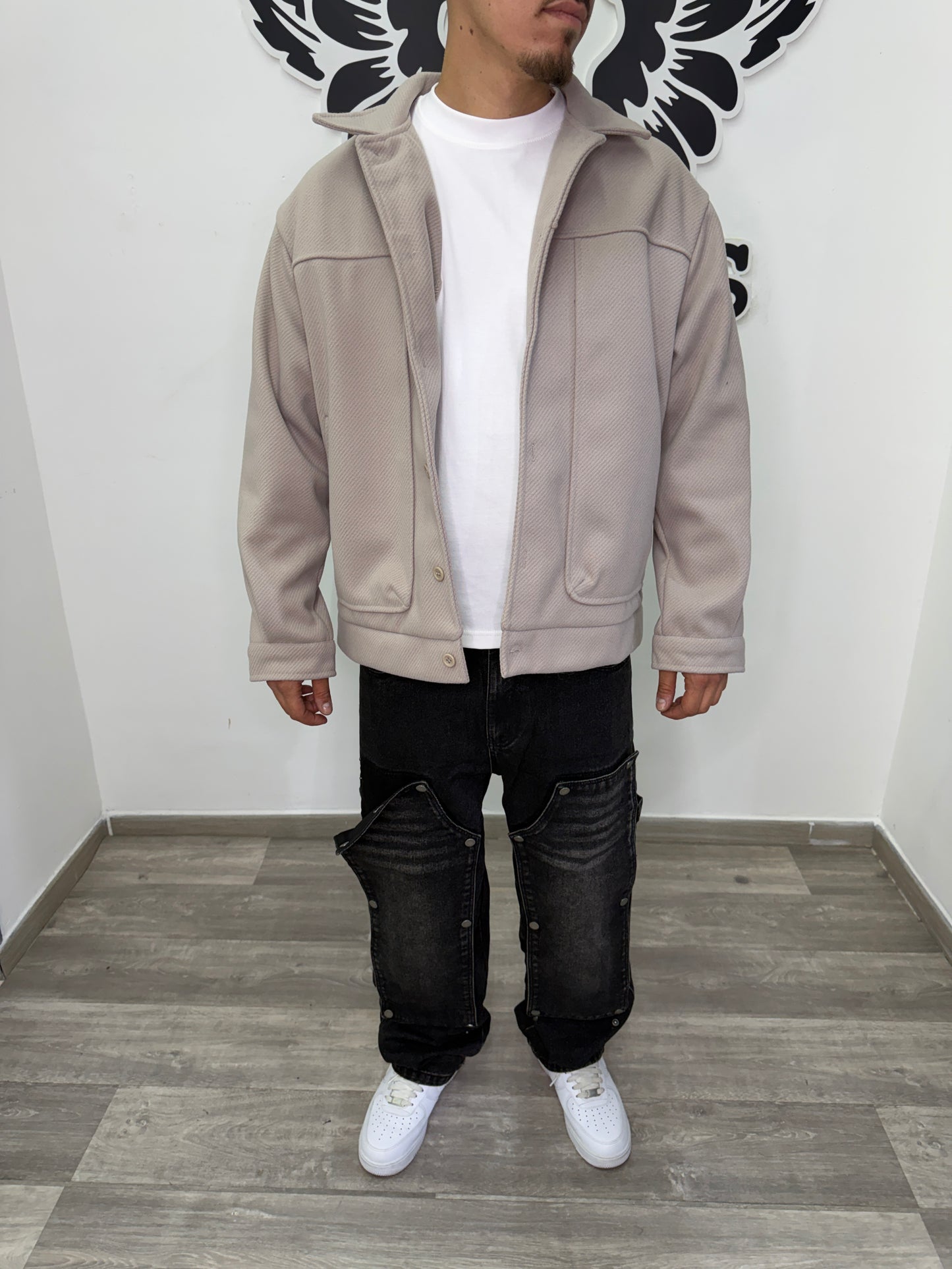 Giacca Aw beige