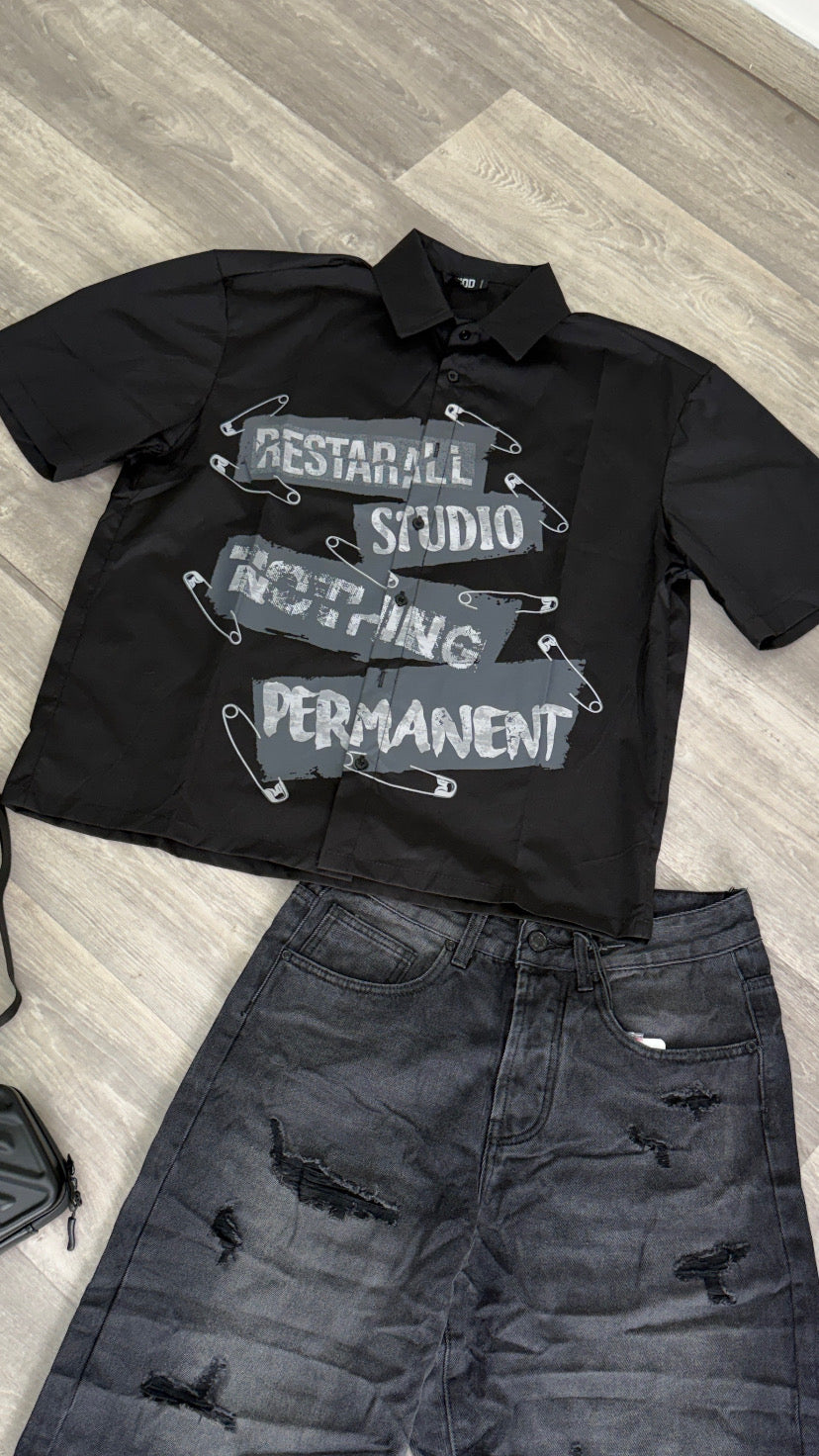 Camicia Banus black