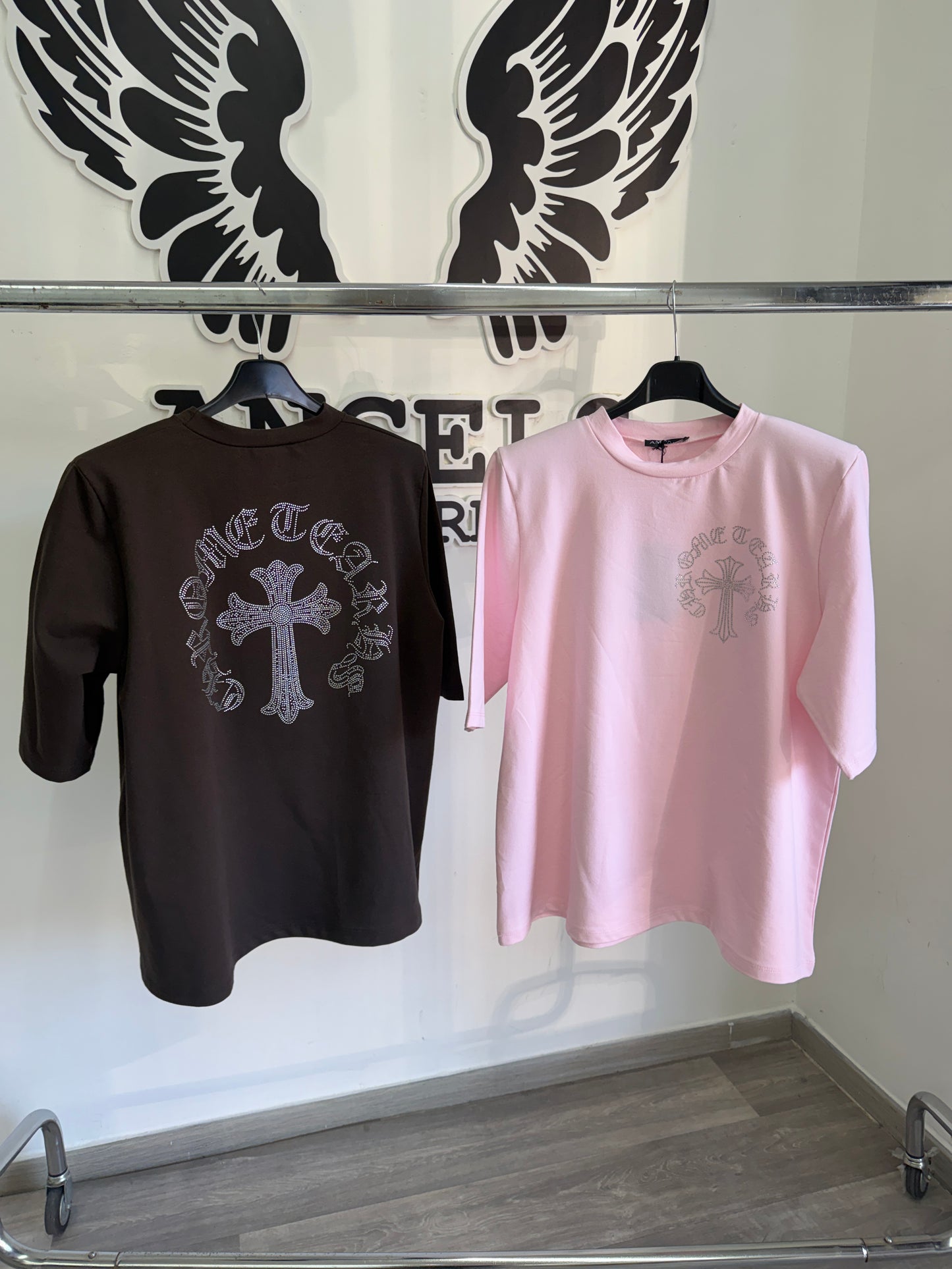 Maxi t shirt croce