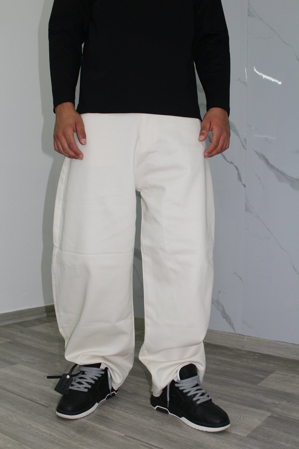 Jeans Balloon White