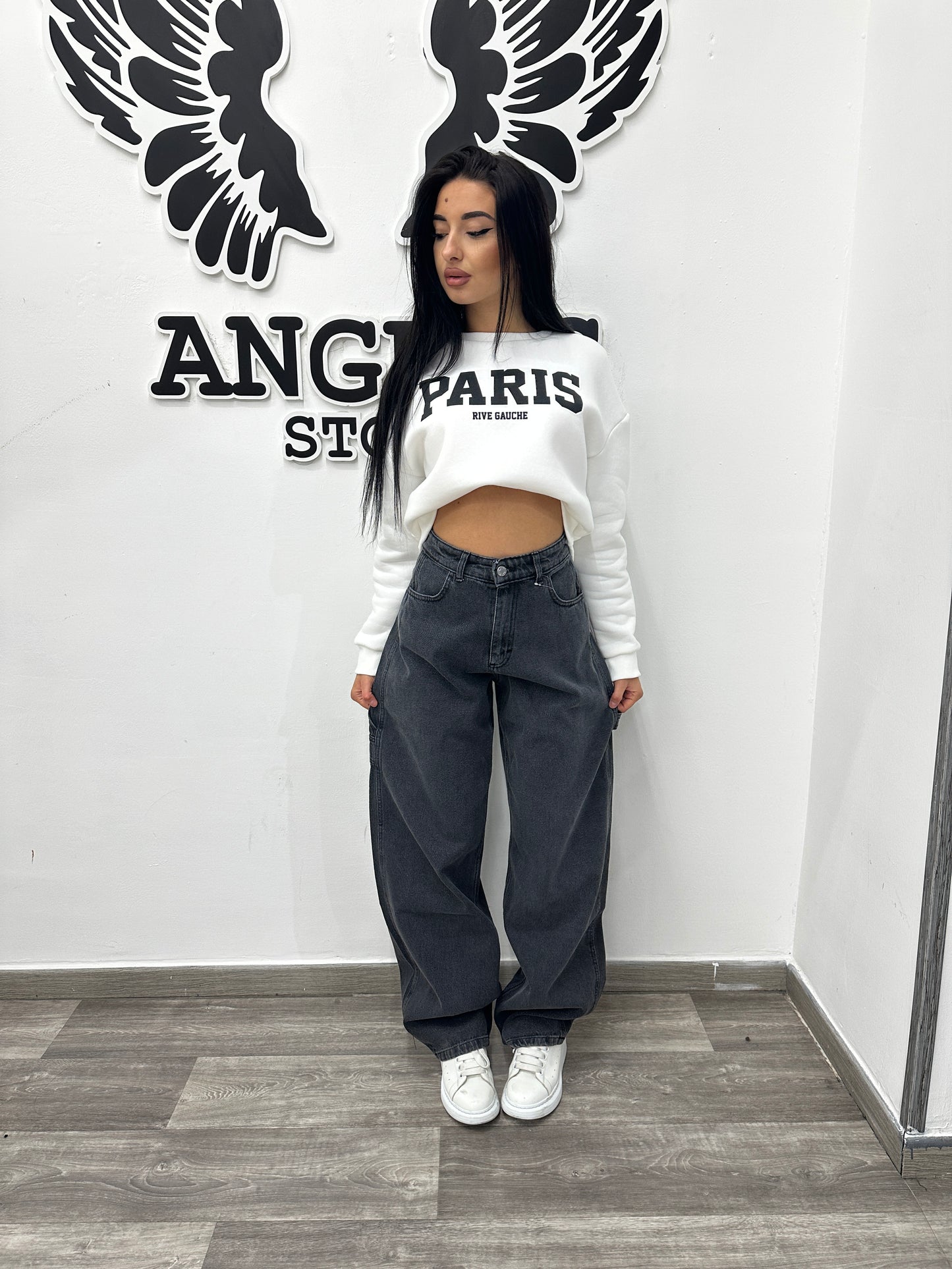 Jeans Balloon Grey