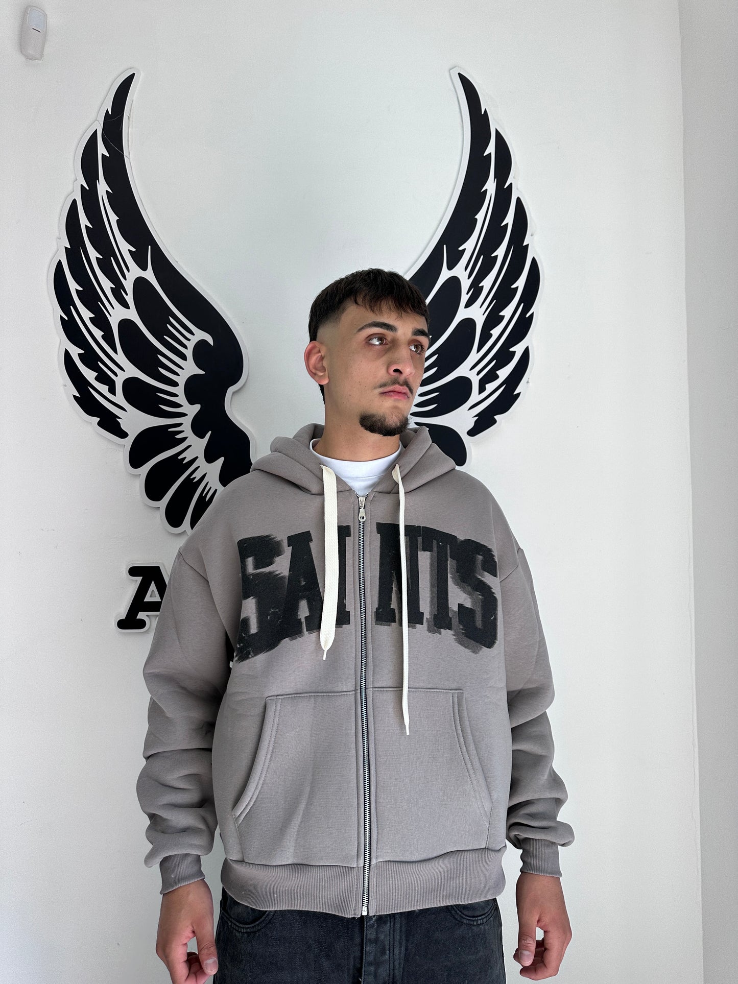 Boxy fit Saints Zip