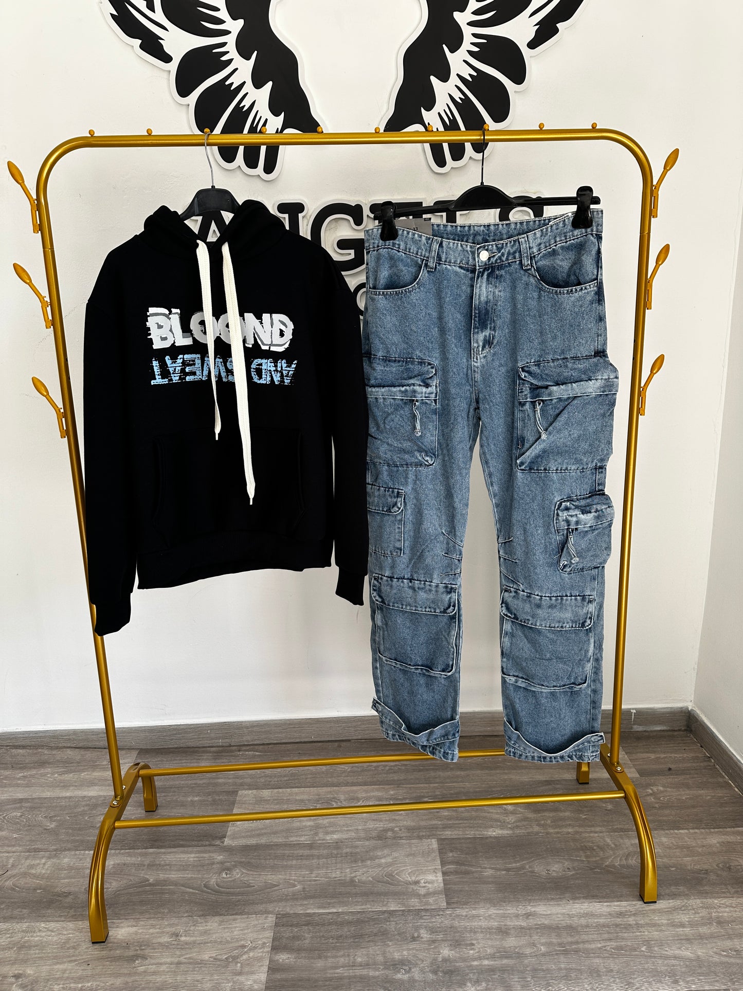 Jeans Cargo Denim