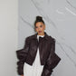 Jacket double in pelle