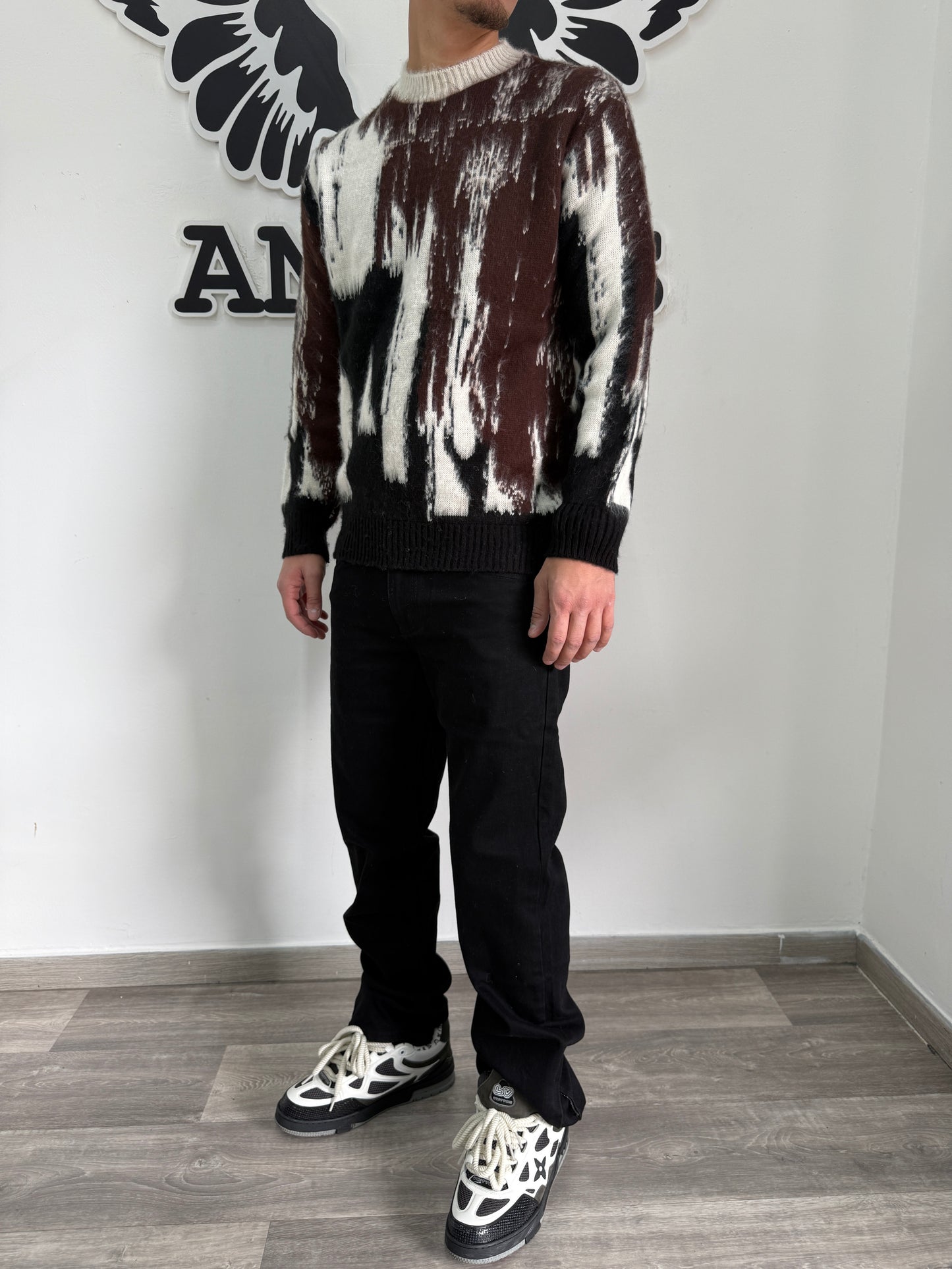 MAGLIONCINO BROWN & BLACK