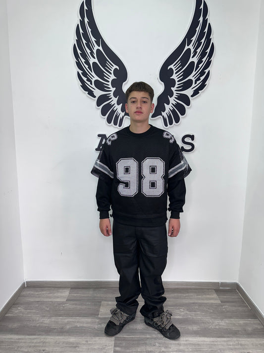 Baggy ecopelle black