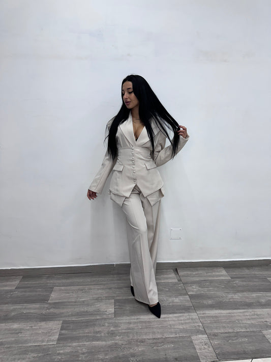 Tailleur Deluxe beige
