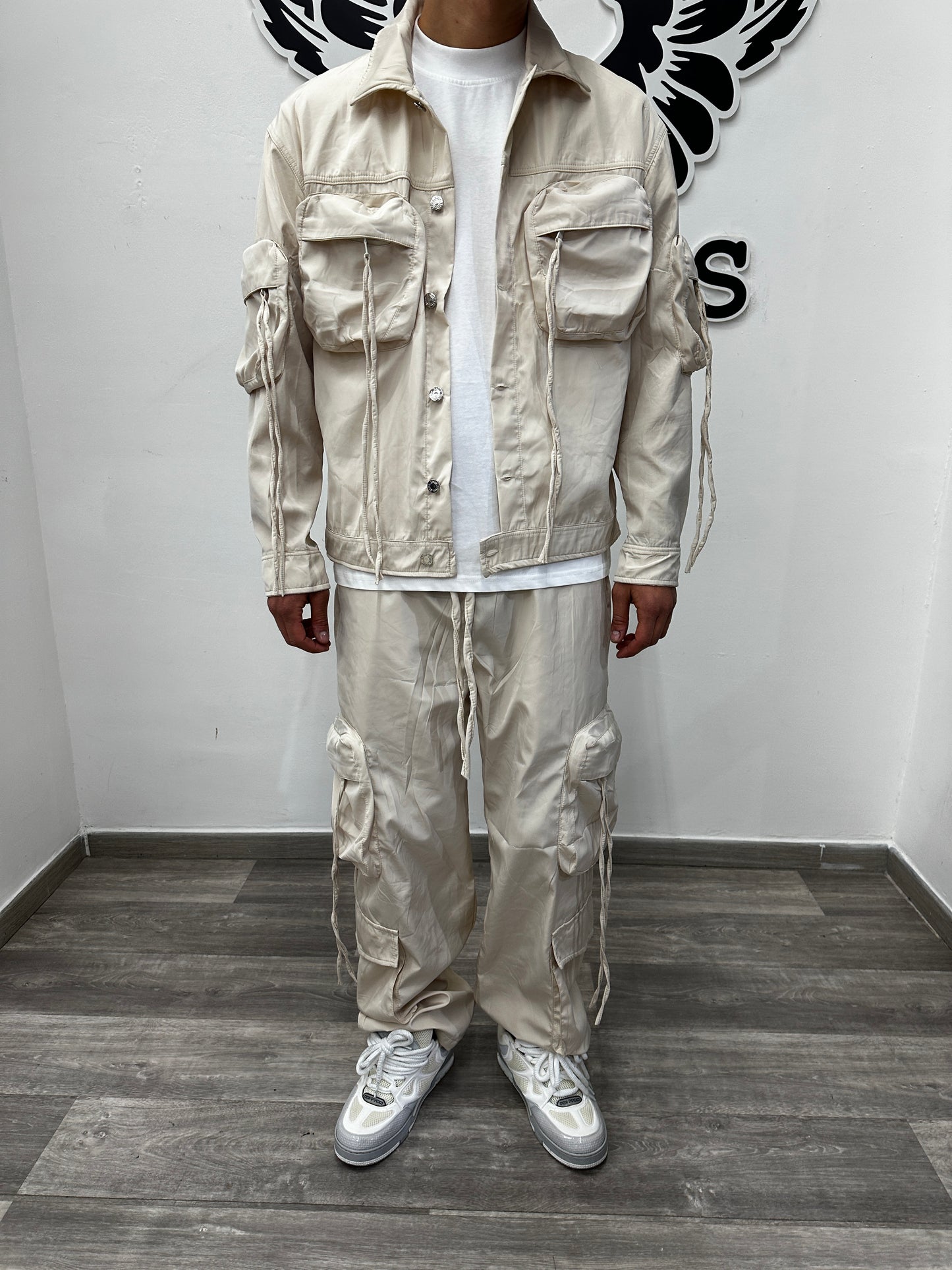 Coordinato tasconi beige