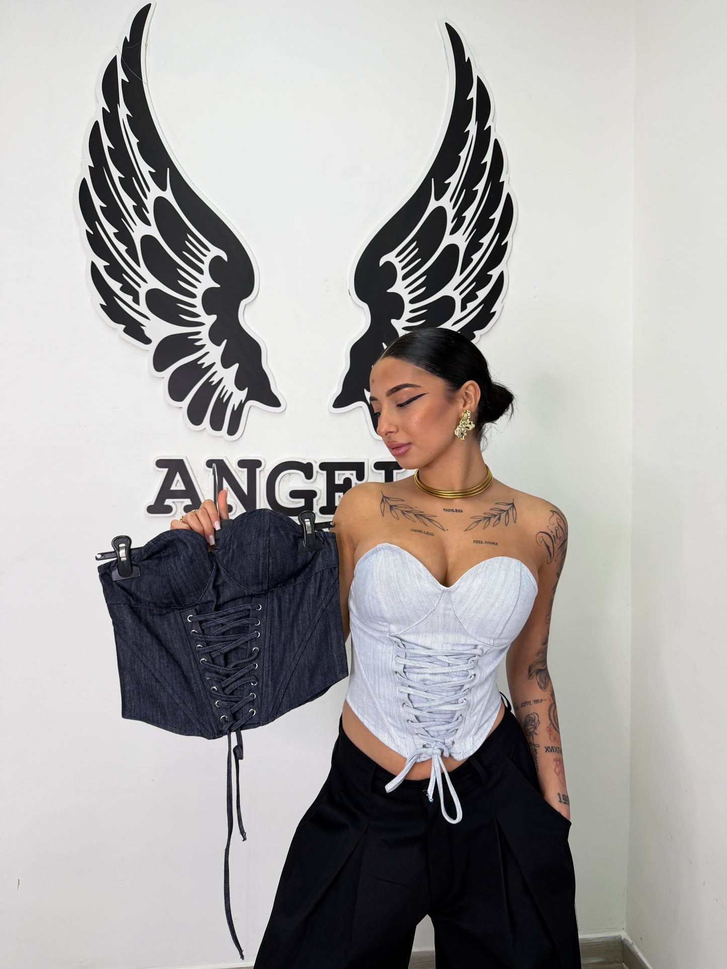 Corpetto Denim