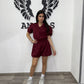 Coordset Easter bordeaux