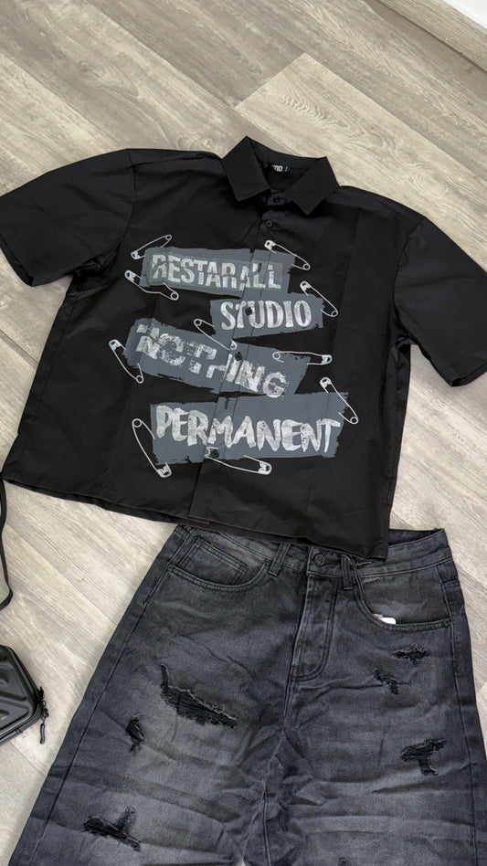 Camicia Banus black